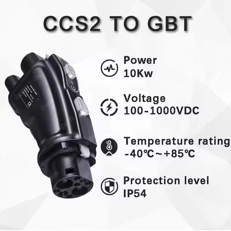 EV DC Charger 200A 250A 1000V  - Gb/T To Ccs2 200A Fast Charging Adapter review and price